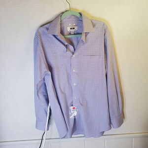 Joseph Abboud Men's Dress Shirt 100% Egyptian Combed Cotton 15 X 32/33 NWT